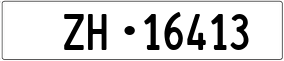 Truck License Plate